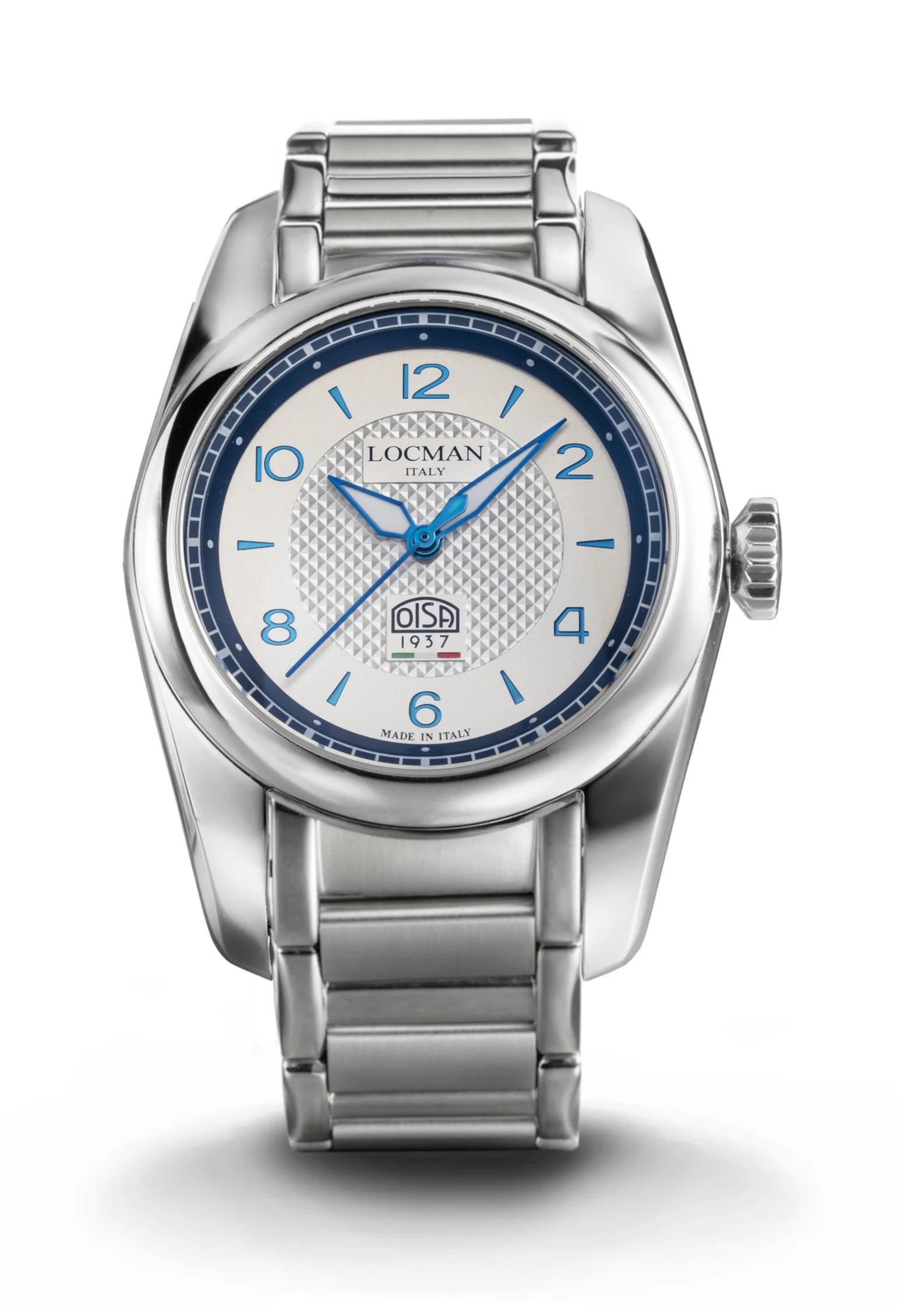Aethalia Oisa 1937 - Titanio - Grigio con finiture Blu-Bracciale in Titanio-Titanio