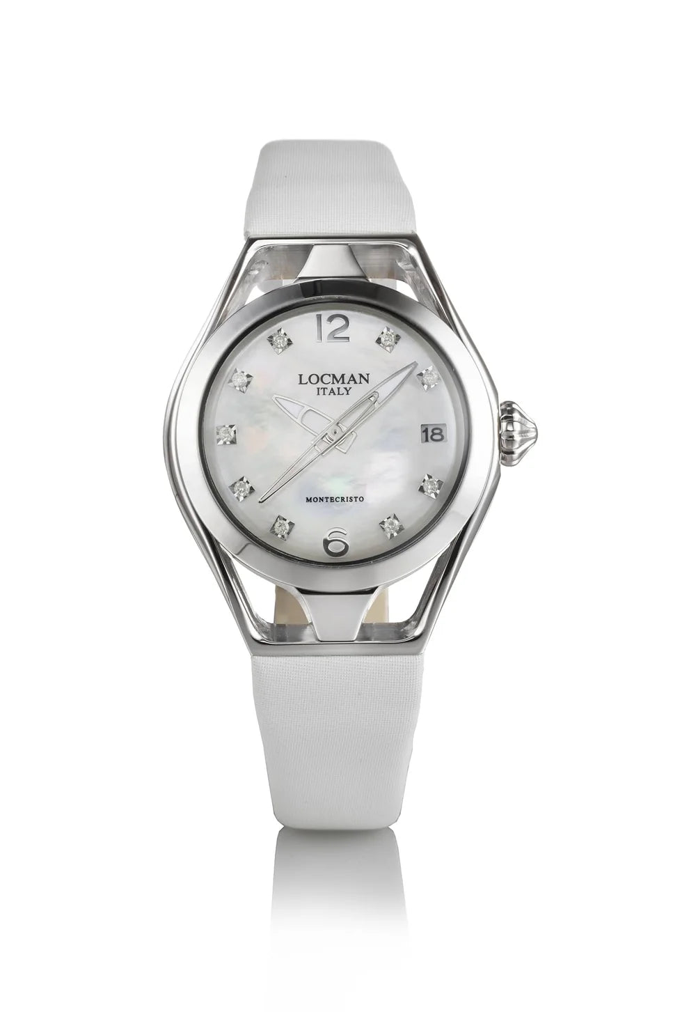 Solo Tempo Quarzo Miyota - Acciaio e Titanio 36 mm - Madreperla Bianco - Raso