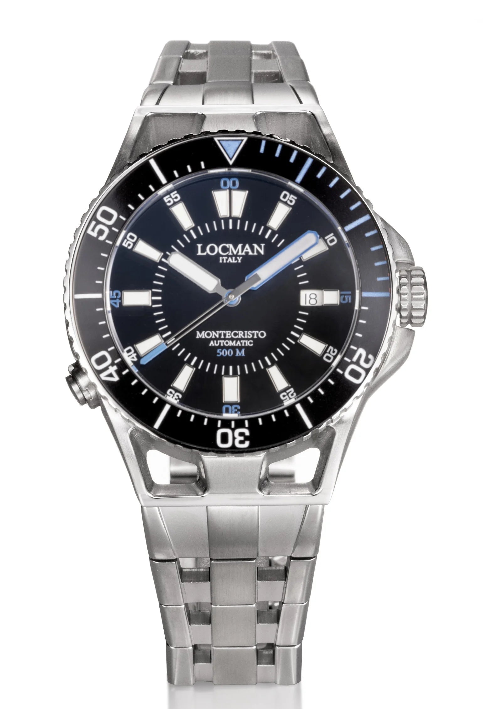 Diver Automatico - Acciaio e Titanio - Bracciale Acciaio-Acciaio-Blu
